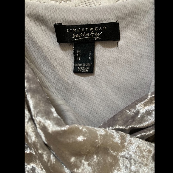 Robe de suede argent - Picture 3 of 3